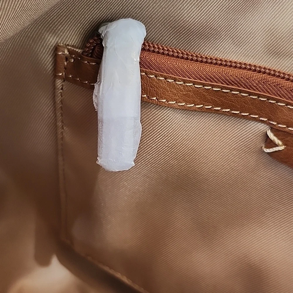 The Sak Grey Leather Hobo Bag with Tassel